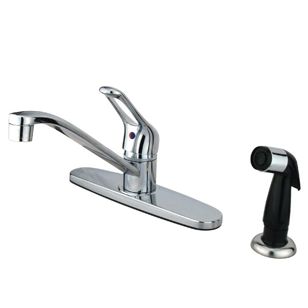 Kingston Brass Wyndham Centerset Kitchen Faucet, Chrome KB562 - main